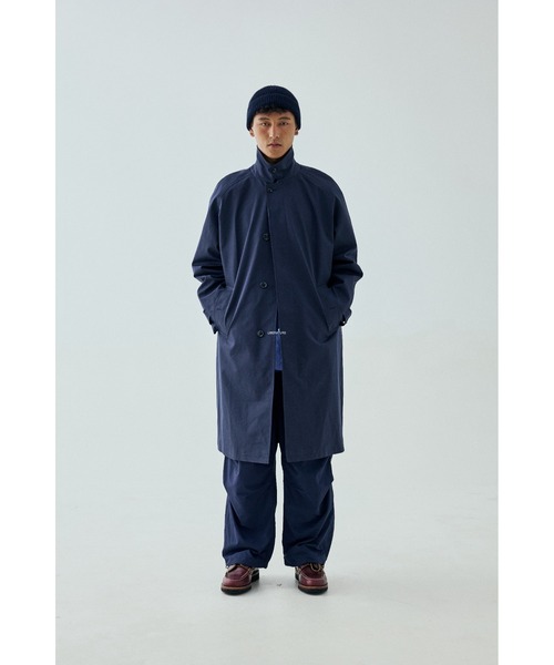 ステンカラーコート コート 3レイヤーコットンツイルバルマカーンコート / 3Layer Cotton Twill Balmacaan Coatの画像