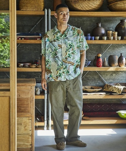 orSlow（オアスロウ） シャツ 「orSlow」PEACOCK GARDEN HAWAIIAN