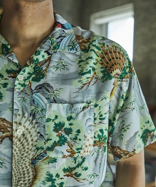 orSlow（オアスロウ） シャツ 「orSlow」PEACOCK GARDEN HAWAIIAN