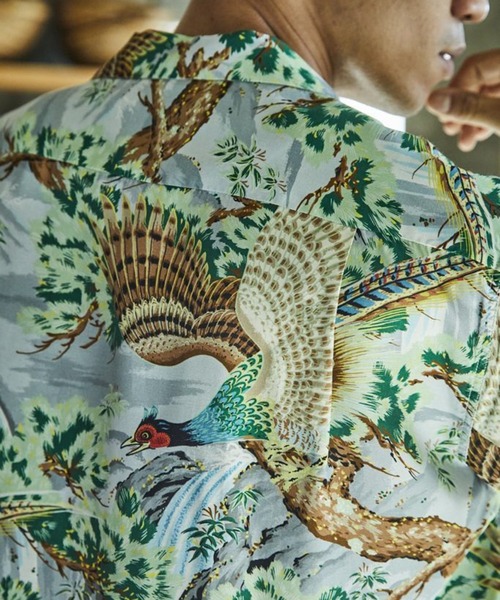 orSlow（オアスロウ） シャツ 「orSlow」PEACOCK GARDEN HAWAIIAN