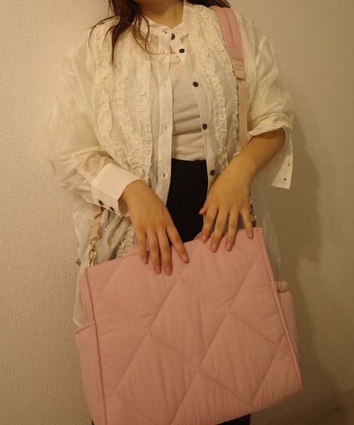 トートバッグ 「田中優衣様コラボアイテム」撥水加工大容量ナイロン