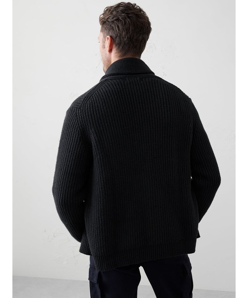 BANANA REPUBLIC ショールカラーカーディガン（メンズファッション