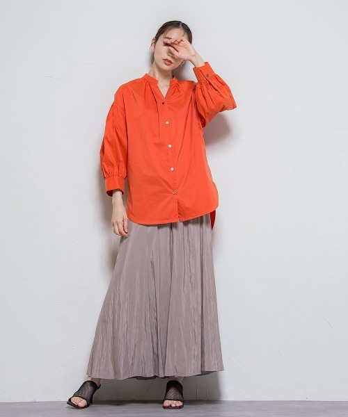 「Droite lautreamont」 7分袖ブラウス M ブラック レディース_画像5