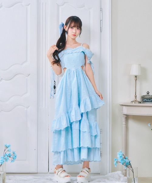 ReAmour ワンピース オフショルコットンワンピ : ZOZOTOWN Yahoo!店
