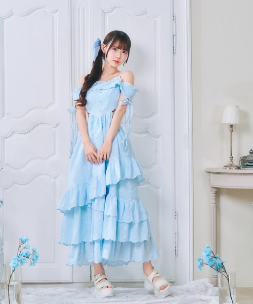 ReAmour ワンピース オフショルコットンワンピ : ZOZOTOWN Yahoo!店