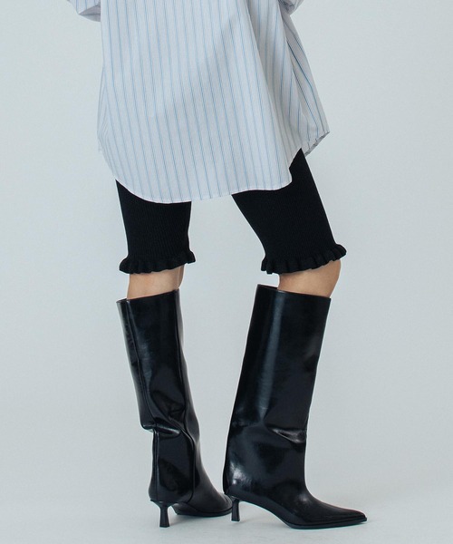 「ROSE BUD」 パンツ ONE SIZE ブラック レディース_画像4