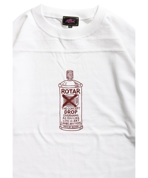 「ROTAR」 7分袖Tシャツ MEDIUM ブルー系その他 メンズ_画像5