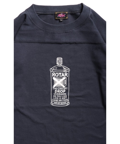 「ROTAR」 7分袖Tシャツ MEDIUM ブルー系その他 メンズ_画像7