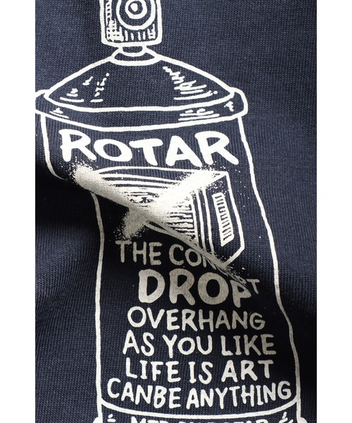 「ROTAR」 7分袖Tシャツ MEDIUM ブルー系その他 メンズ_画像9