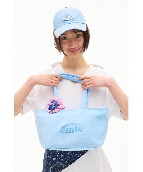 emis ショルダーバッグ バッグ TERRY SQUARE SHOULDER BAG レディース