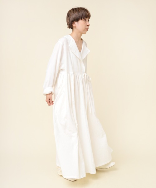 「RNA-N」 長袖ワンピース MEDIUM オフホワイト レディース_画像4