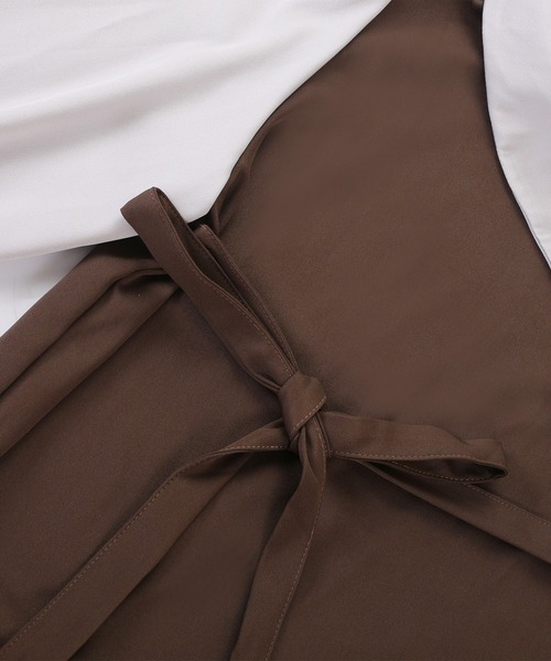 「MAISON DE THERESE」 「i love do do」長袖ワンピース LARGE ブラック レディース_画像7