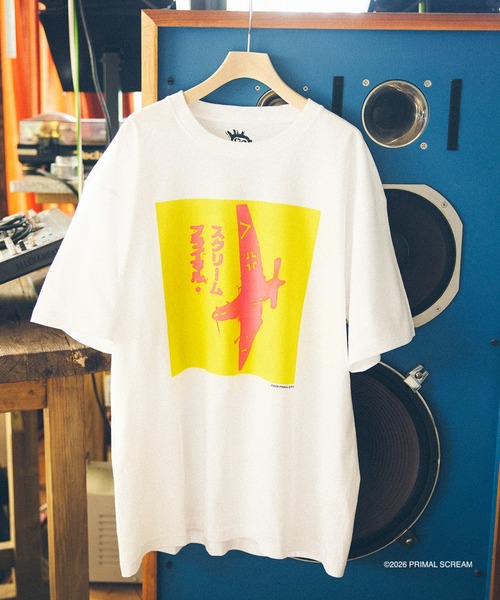 bonjour records（ボンジュールレコード） tシャツ Primal Scream