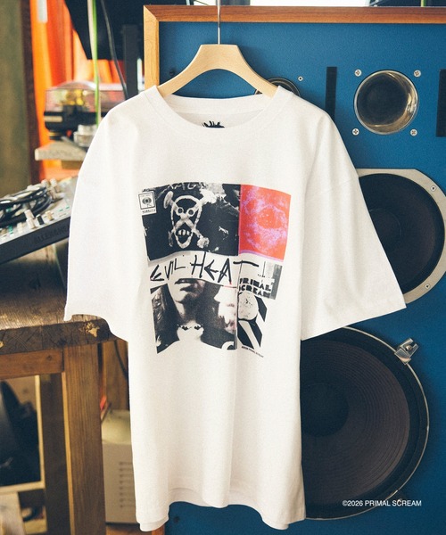 bonjour records（ボンジュールレコード） tシャツ Primal Scream