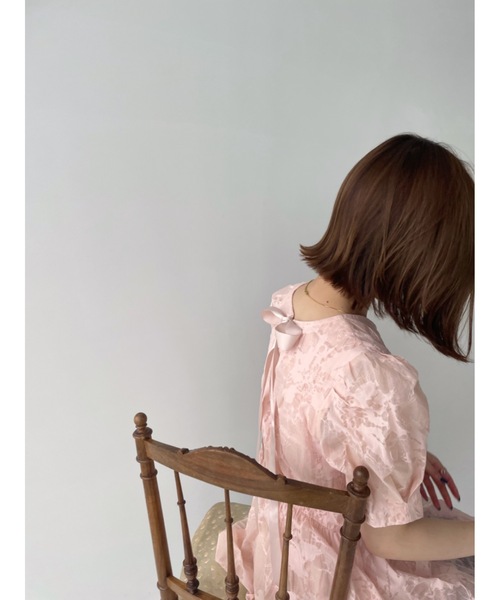 「JUMELLE」 半袖ワンピース FREE ピンク レディース_画像7