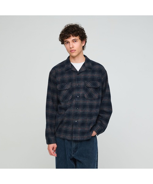 シャツ 「別注」「PENDLETON」チェック オープンカラー 長袖 シャツ メンズ
