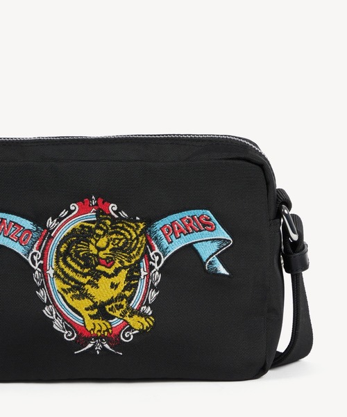 KENZO　ケンゾー　エンブロイダリー　メッセンジャーバッグ　男女兼用 KENZO（ケンゾー） ショルダーバッグ KENZOJUMPINGTIGERCROSSBODYBAG