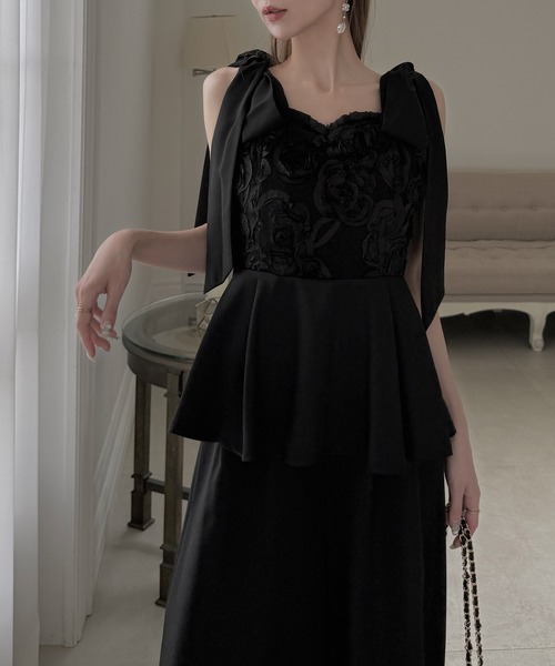  PARTY オールインワン ROYAL PARTY（ロイヤルパーティー） オールインワン 3Dフラワー