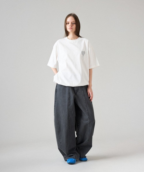 「ONCILY」 半袖Tシャツ SMALL ブラック系その他 メンズ_画像7