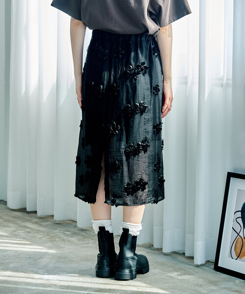 FREAK'S STORE（フリークスストア） スカート 夏 立体フラワースカート