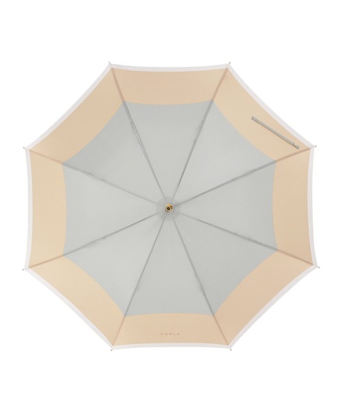 FURLA 傘 新品未使用 茶色 FURLA（フルラ） 【フルラ】フルラ 晴雨兼用 折りたたみ傘 コンパクト