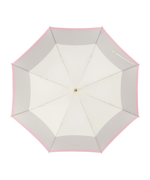 FURLA（フルラ） 傘 長傘 耐風 カラーボーダー レディース : ZOZOTOWN