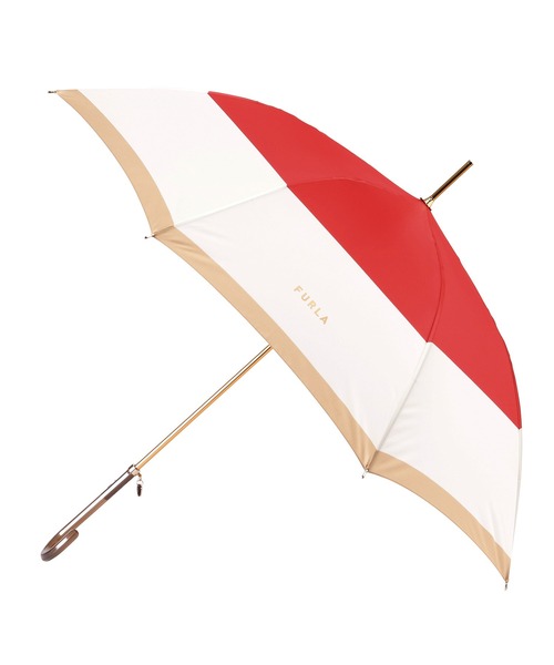FURLA（フルラ） 傘 長傘 耐風 カラーボーダー レディース : ZOZOTOWN
