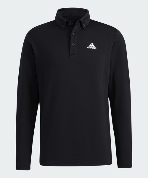 ポロシャツ プライムグリーン スリーストライプス 保温 長袖ボタンダウンシャツ【adidas Golf/アディダスゴルフ】13