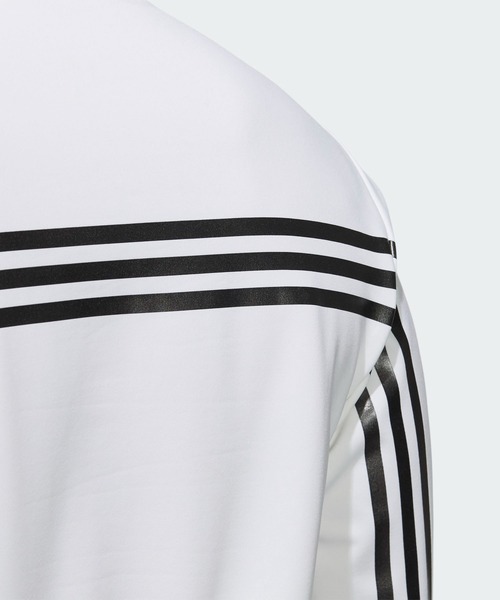 ポロシャツ プライムグリーン スリーストライプス 保温 長袖ボタンダウンシャツ【adidas Golf/アディダスゴルフ】09