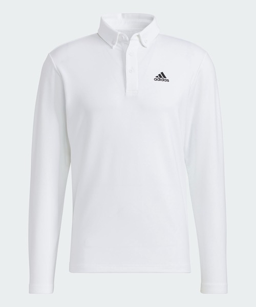 ポロシャツ プライムグリーン スリーストライプス 保温 長袖ボタンダウンシャツ【adidas Golf/アディダスゴルフ】07