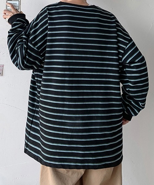 Tシャツ Tシャツ ワンポイントワッペンボーダーロンｔ Zozotown Yahoo 店 通販 Yahoo ショッピング