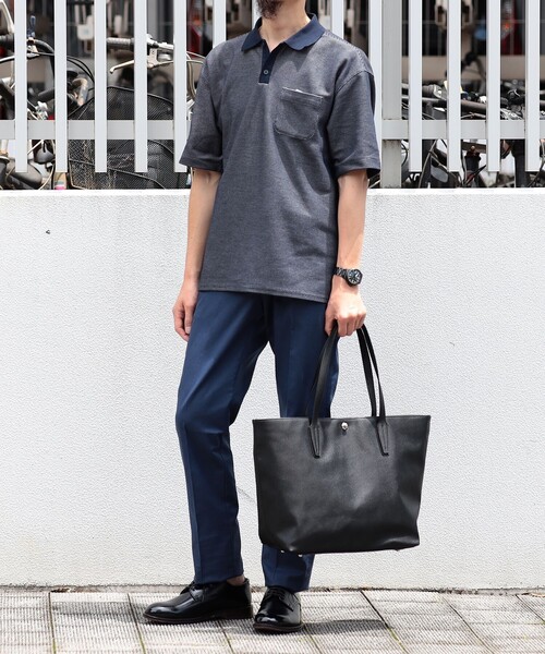 BEAMS HEART トートバッグ フェイクレザー トートバッグ「ノート