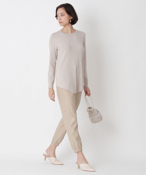 ニット 【La maglia】スナップ ニットプルオーバー La maglia スナップ