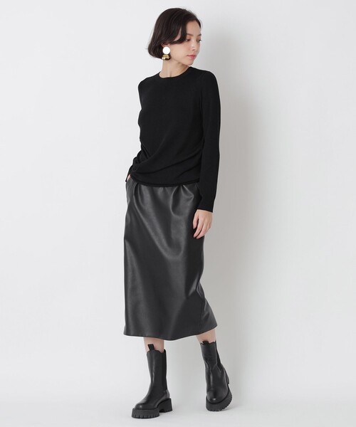 ニット 【La maglia】スナップ ニットプルオーバー La maglia スナップ