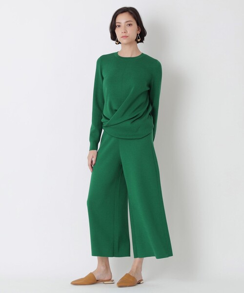 ニット 【La maglia】スナップ ニットプルオーバー La maglia スナップ