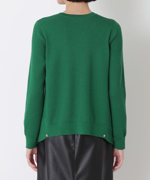 ニット 【La maglia】スナップ ニットプルオーバー La maglia スナップ