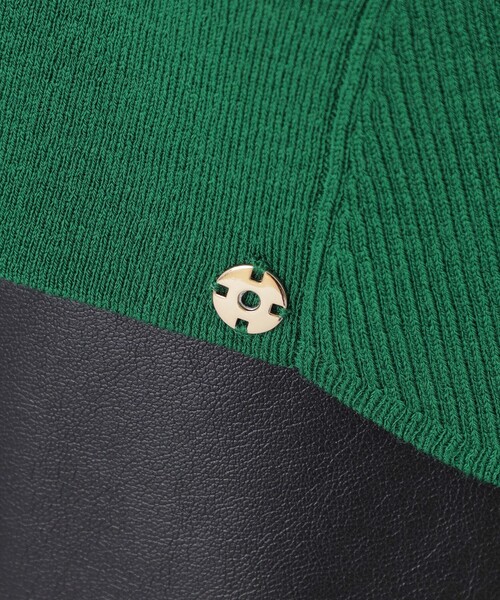 ニット 【La maglia】スナップ ニットプルオーバー La maglia スナップ