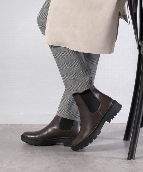 Parade ブーツ 「生活防水」トラックソールサイドゴアブーツ 14902