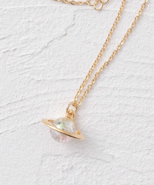 gargle（ガーグル） ネックレス 土星モチーフネックレス レディース