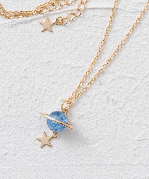 gargle（ガーグル） ネックレス 土星モチーフネックレス レディース