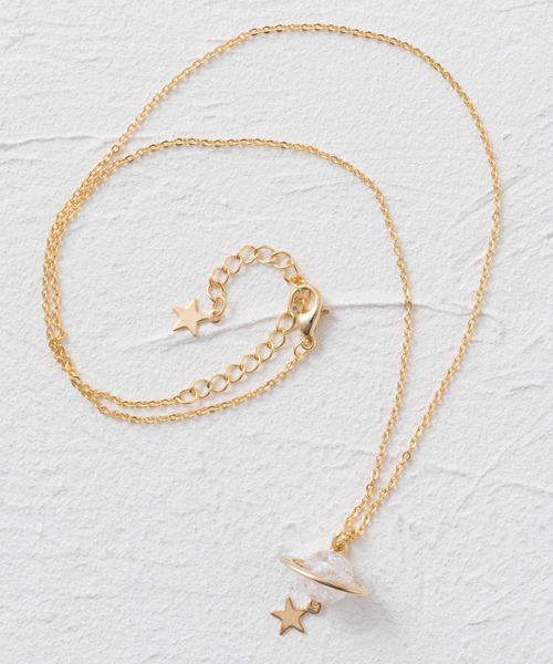 gargle（ガーグル） ネックレス 土星モチーフネックレス レディース