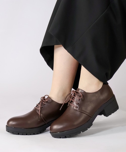 AAA+（サンエープラス） フォーマルシューズ 厚底チャンキーヒール