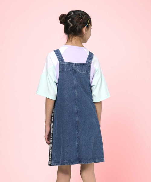 Right-on キッズ ワンピース ジャンパースカート 「VIVIAN BLUE