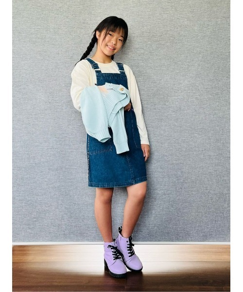 Right-on キッズ ワンピース ジャンパースカート 「VIVIAN BLUE