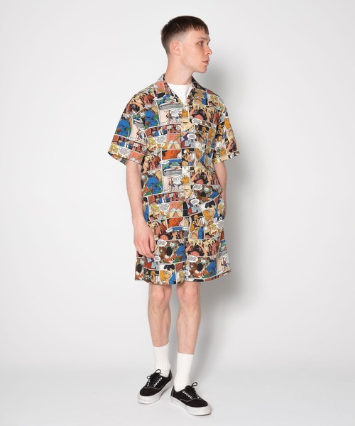 BEDWIN & THE HEARTBREAKERS シャツ S/S OPEN COLLAR ALOHA