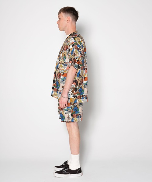 BEDWIN & THE HEARTBREAKERS シャツ S/S OPEN COLLAR ALOHA