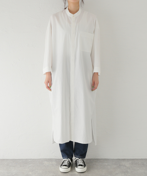 ジャーナルスタンダードラックス シャツワンピース aライン 白 5分袖 ドレス ジャーナルスタンダードラックス シャツワンピース aライン 白 5分袖