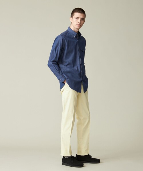 J.PRESS（J.プレス） シャツ デニムルックツイル ボタンダウンシャツ