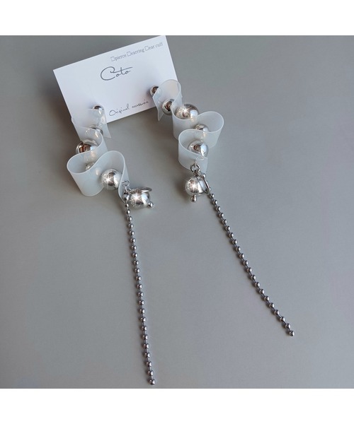 TONE ピアス 「Coto」くねくねロングピアス(MA) レディース