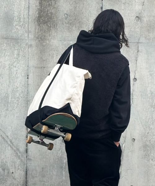 THRASHER トートバッグ 大容量スケーティングトートバッグ